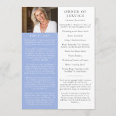 青い蝶 |メモリアル プログラム (裏面)