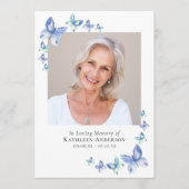 青い蝶 |メモリアル プログラム (正面)