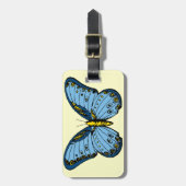 青い蝶 ラゲッジタグ (正面縦)