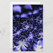 青い蝶 便箋 (正面/裏面)