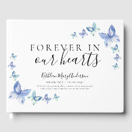 青い蝶 |永遠に私たちのハート葬儀 ゲストブック