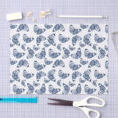 青い蝶 薄葉紙 (クラフト)