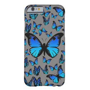青い蝶 BARELY THERE iPhone 6 ケース