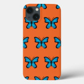 青い蝶 Case-Mate iPhoneケース (裏面)