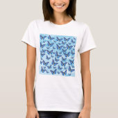 青い蝶 Tシャツ (正面)