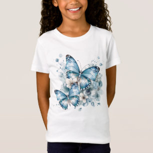 青い蝶 Tシャツ