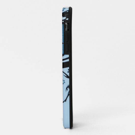 青い蝶iPhone 5の箱 Case-Mate iPhoneケース (裏面/左)