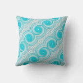 青い螺旋 クッション (裏面)