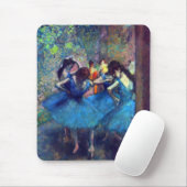 青い衣装のダンサーたち(エドガール・ドガ)- ヴィンテージ・バレエ・アート マウスパッド (マウス)