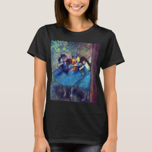 青い衣装のダンサー(エドガル・ドガによる)- ヴィンテージ・バレエ・アート Tシャツ