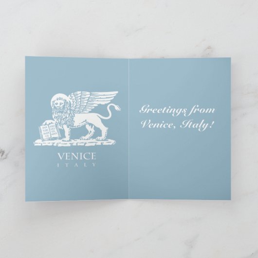 青い衣裳 カード (内部)