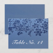 青い表の名刺はがきパターン ポストカード (正面/裏面)