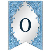 青い装飾用のバンティング国旗 バンティングフラッグ (第2の旗)