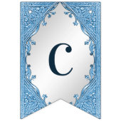 青い装飾用のバンティング国旗 バンティングフラッグ (第1の旗)