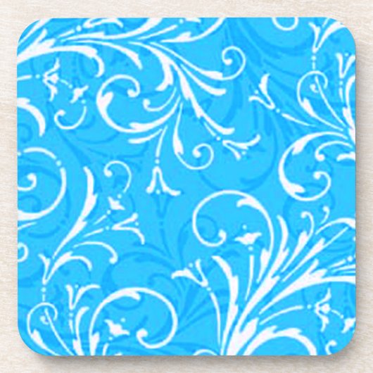 青い装飾用コースター コースター (正面)