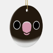 青い覆面のラバドリの顔 セラミックオーナメント (右)