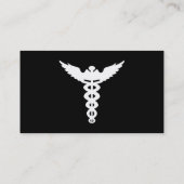 青い見本PODIATRIST 名刺 (裏面)