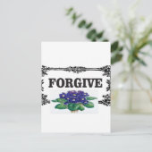 青い許し楽しみ ポストカード (スタンド正面)