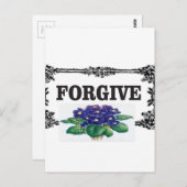 青い許し楽しみ ポストカード (正面/裏面)