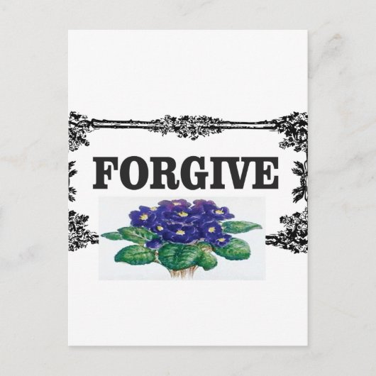 青い許し楽しみ ポストカード (正面)