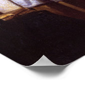 青い読女性 ポスター (角)