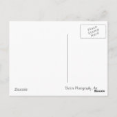 青い調子のGWBの郵便はがき ポストカード (裏面)