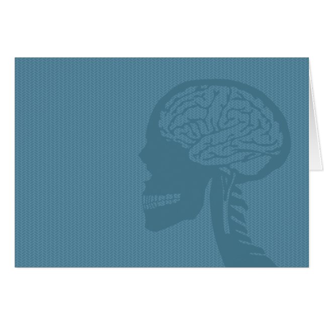 青い論理頭蓋骨 (正面横)