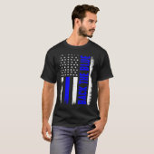 青い警察に戻る Tシャツ (正面フル)