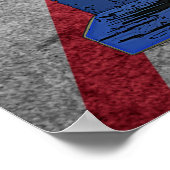 青い警察のパブリックコールボックス – UKタイムトラベル1 ポスター (角)