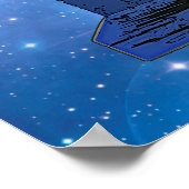 青い警察のパブリックコールボックス – UKタイムトラベル1 ポスター (角)