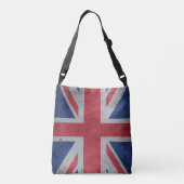 青い警察の公衆電話ボックス – 英国タイムトラベル1 クロスボディバッグ (裏面)