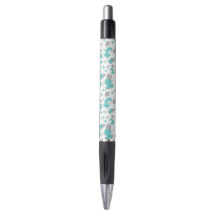青い象のパターン,かわいい象,星 ボールペン