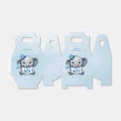 青い象の好意ボックス フェイバーボックス (折り畳みなし)