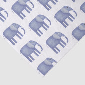 青い象の水色 薄葉紙 (詳細)