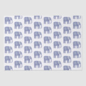 青い象の水色 薄葉紙 (正面)