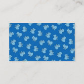 青い象の漫画名刺 名刺 (裏面)