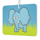 青い象の漫画 カーエアーフレッシュナー (左)