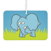 青い象の漫画 カーエアーフレッシュナー (正面)