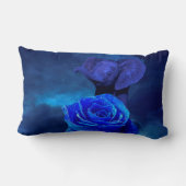 青い象は上がり、 ランバークッション (裏面)