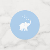 青い象は彼に属する小さな人々バプテスマ コンフェッティ (スモール正面)