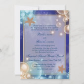 青い象牙の結婚式と婚約 #2 招待状 (裏面)