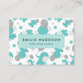 青い象、キッズセ遊ンタ、アクティビティセンター 名刺 (正面)
