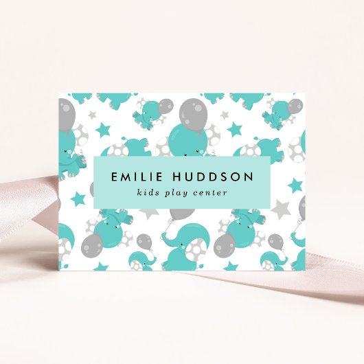 青い象、キッズセ遊ンタ、アクティビティセンター 名刺