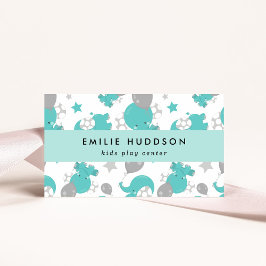 青い象、キッズセ遊ンタ、アクティビティセンター 名刺