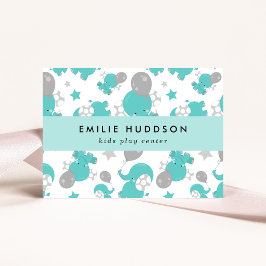 青い象、キッズセ遊ンタ、アクティビティセンター 名刺