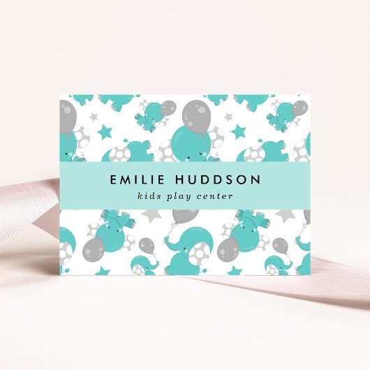 青い象、キッズセ遊ンタ、アクティビティセンター 名刺