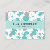 青い象、キッズセ遊ンタ、アクティビティセンター 名刺 (正面)