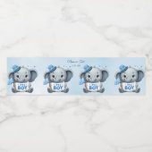 青い象 ペットボトルラベル (シングルラベル)