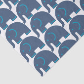 青い象 薄葉紙 (詳細)