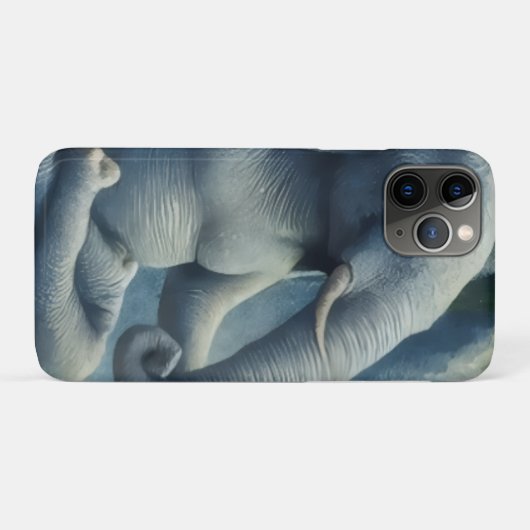 青い象 Case-Mate iPhoneケース (裏面(横))